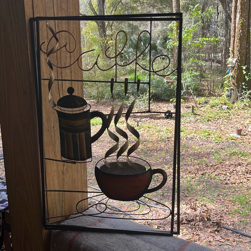 All metal sign